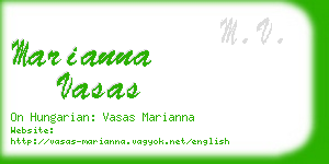 marianna vasas business card